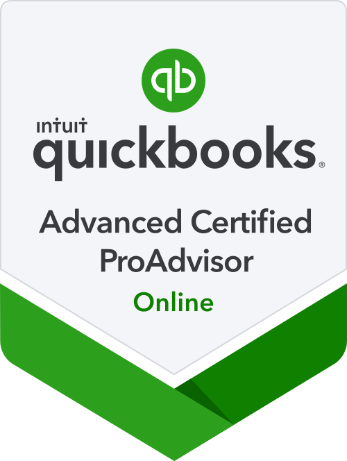 QuickBooks Online Advanced Certified ProAdvisor badge