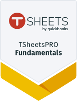 TSheetsPro Fundamentals Certified